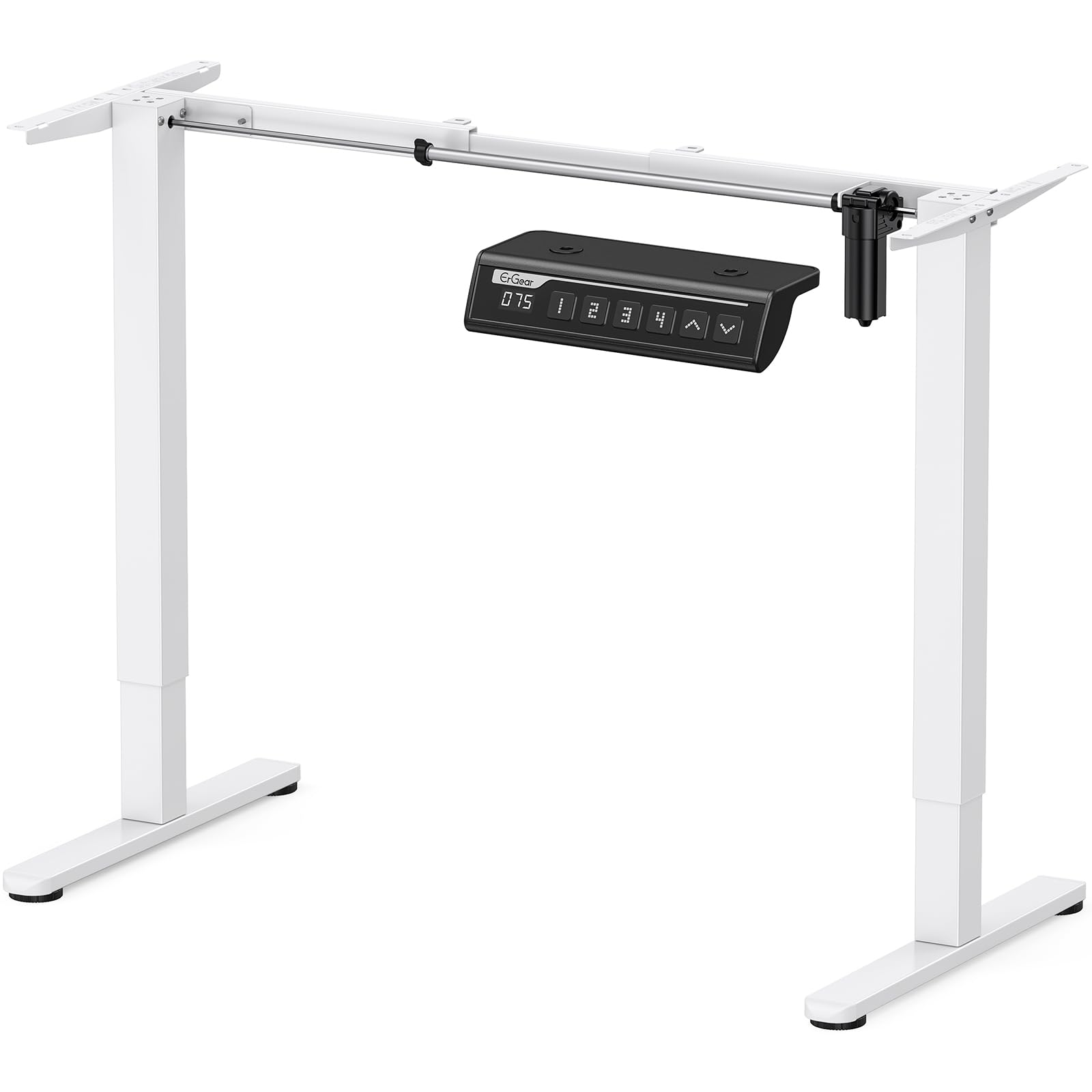 ErGear Electric Standing Desks cadre assis-debout blanc noir 118 cm