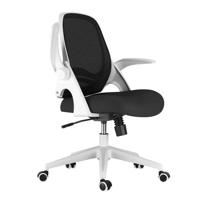 Hbada J1 Chaise de bureau noir accoudoirs relevables