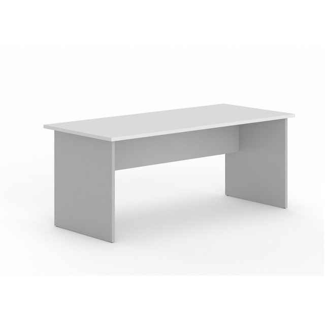 MOBIKA TONO bureau droit bois 160 cm pieds panneaux