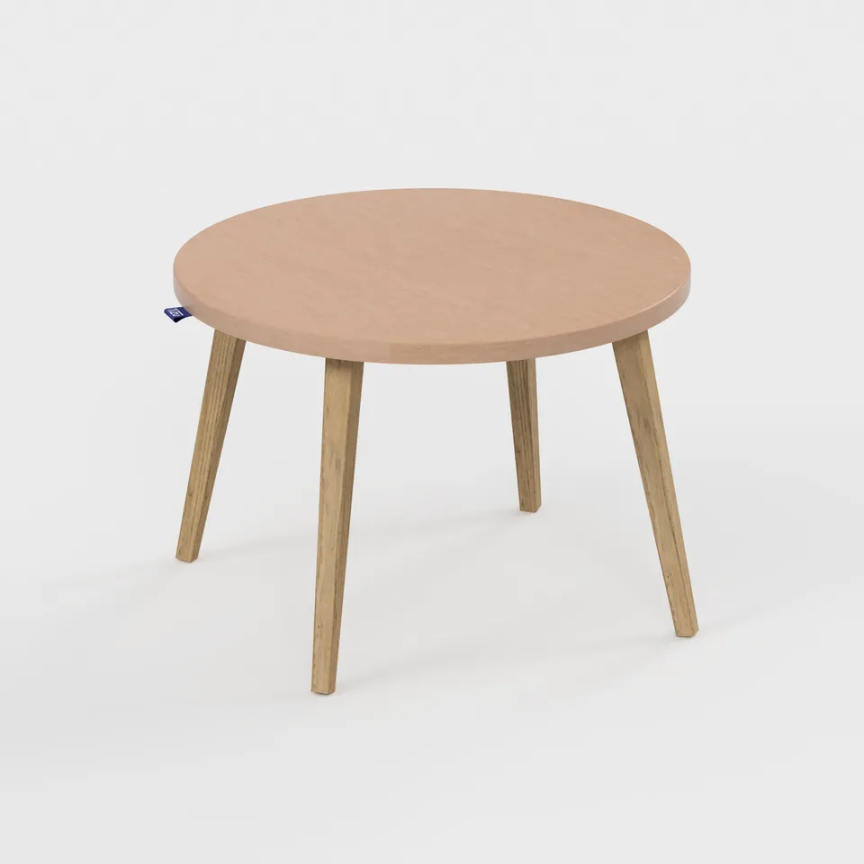 Tizu Confluence Rhône table basse ronde 60cm Camel