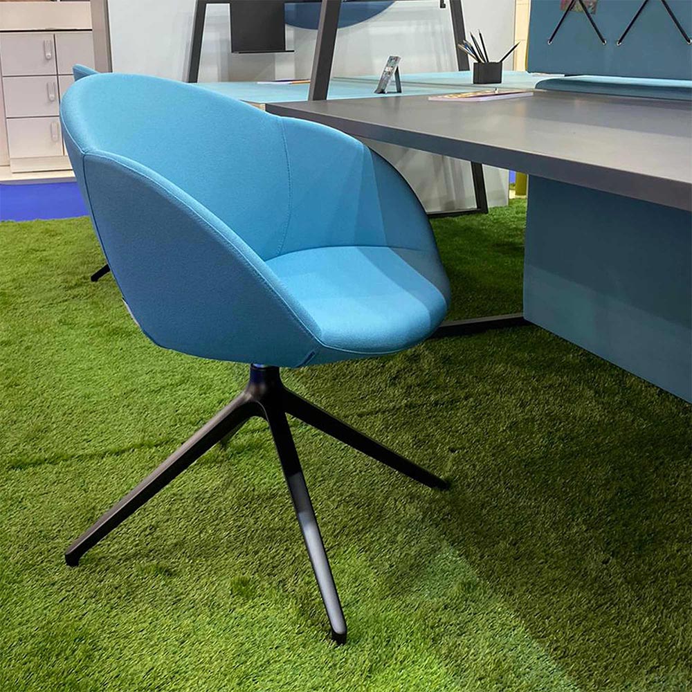 CUF Milano Iris chaise d’attente bureau