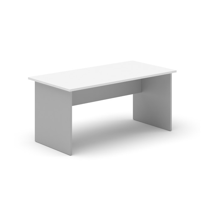 MOBIKA TONO bureau droit bois 160 cm pieds panneaux
