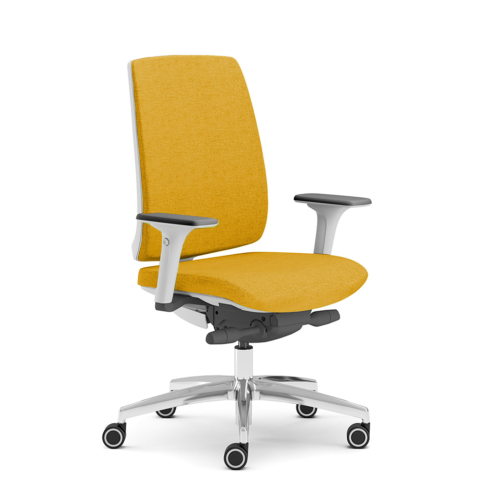 CUF Milano Velia White chaise de bureau blanche