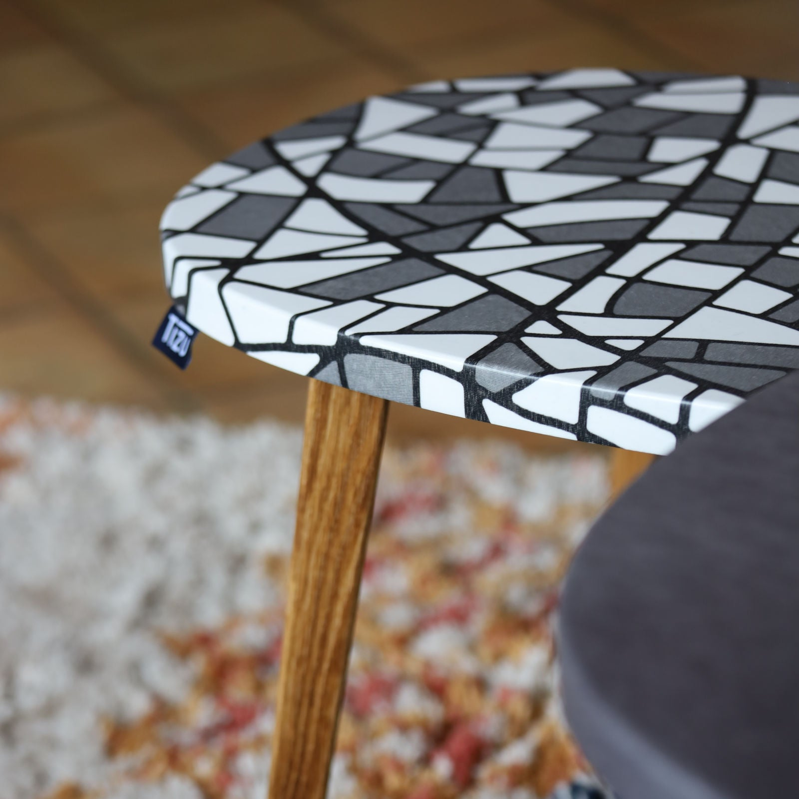 Tizu Bellecombe Combe L70cm table basse Sable 70x35cm