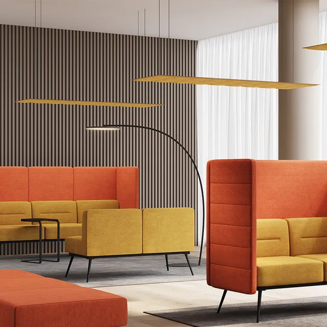 CUF MILANO Tetrix Cloud panneau acoustique suspendu bureau