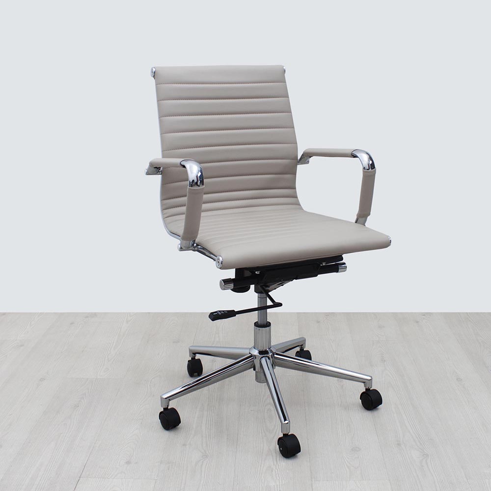 CUF Milano Rem siège direction ergonomique noir cuir