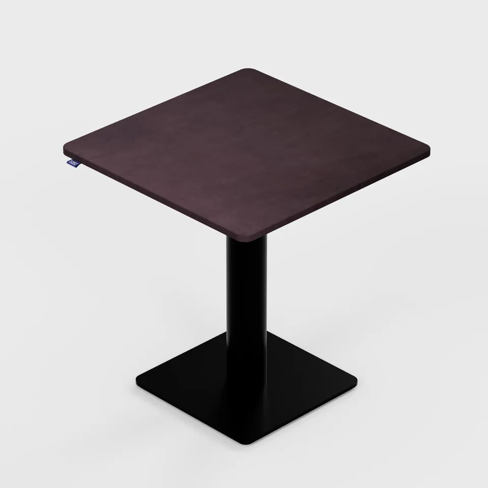 Tizu Montchat table 70x70 cm chocolat NM08 74 cm