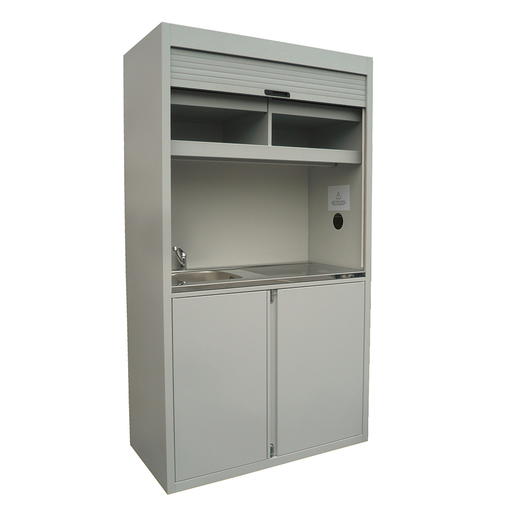 MOBIKA Réfectoire Armoire haute kitchenette 2 portes