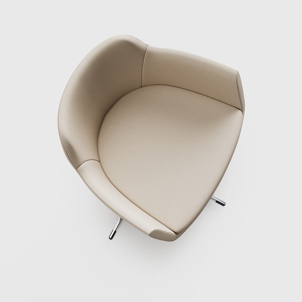 CUF MILANO Anemone chaise visiteur accueil