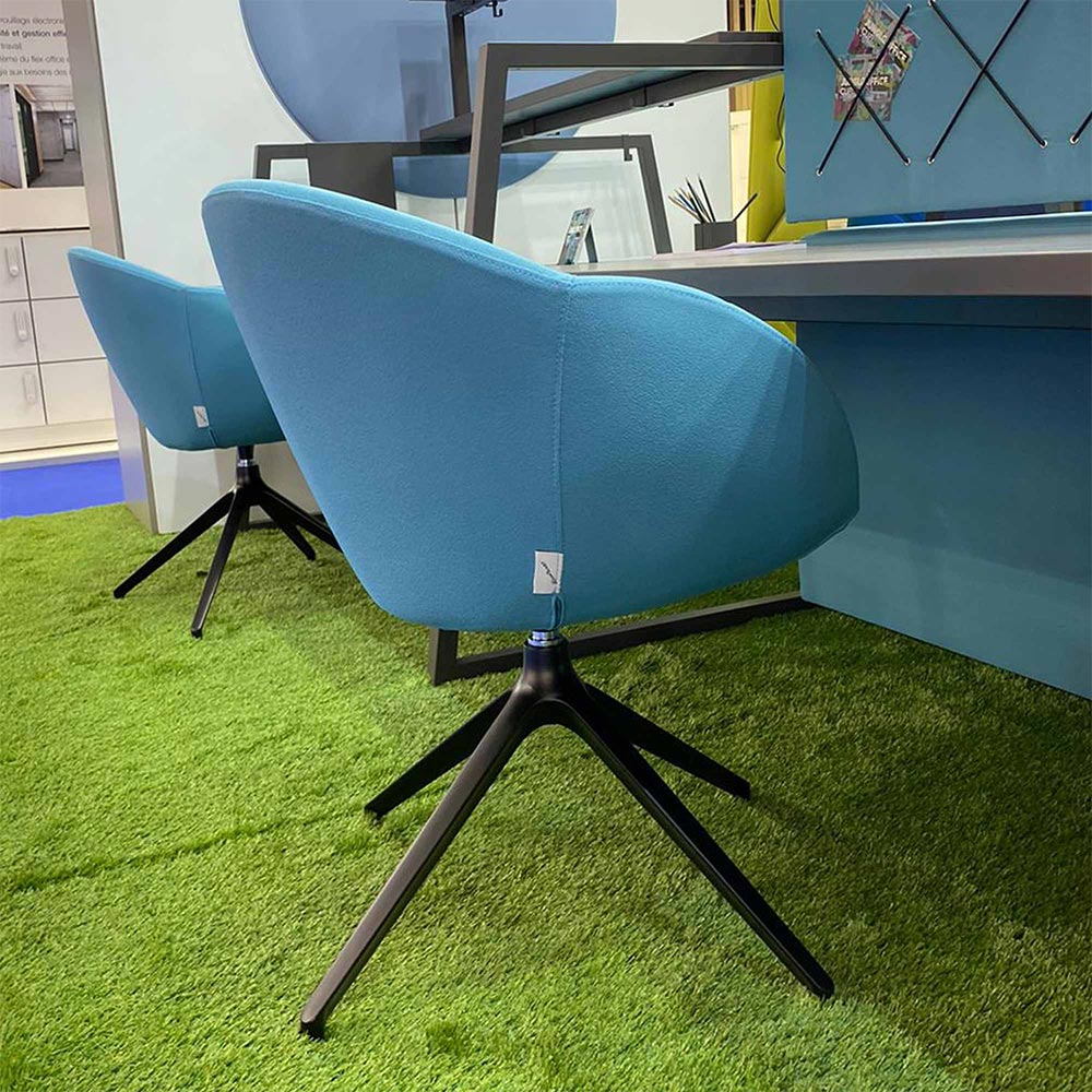 CUF Milano Iris chaise d’attente bureau