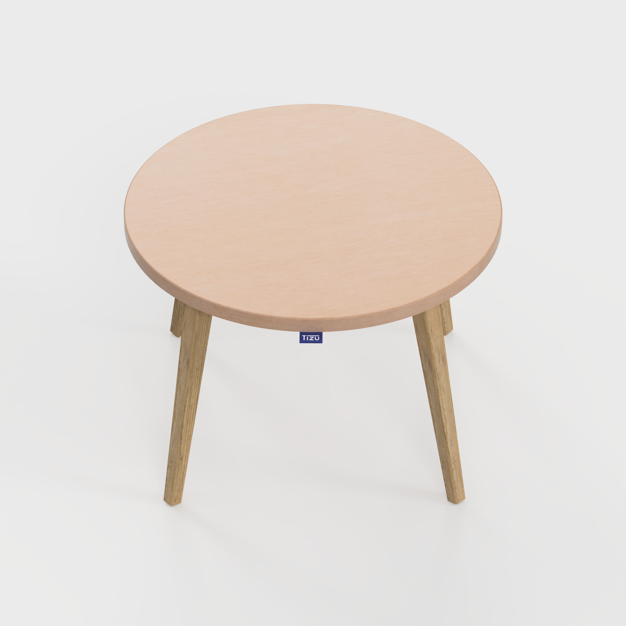 Tizu Confluence Rhône table basse ronde 60cm Camel