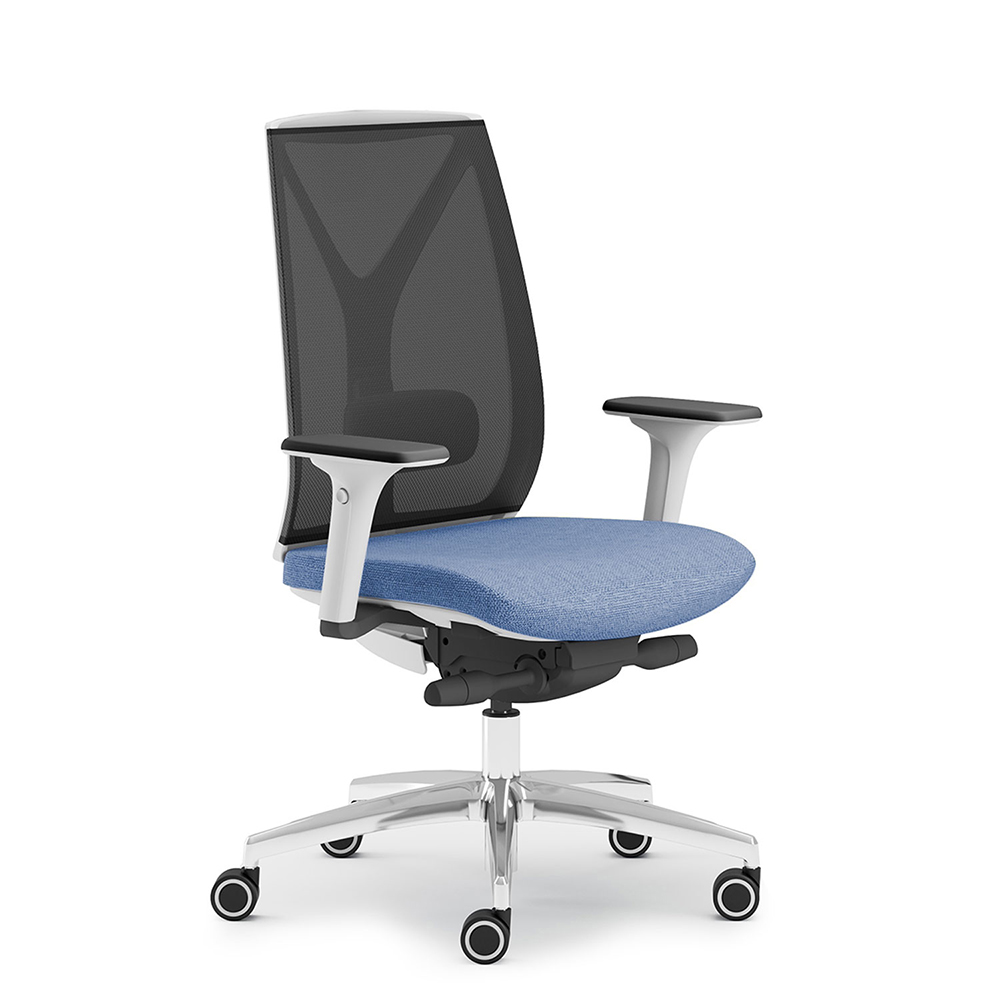 CUF MILANO Velia Rete White siège bureau blanc
