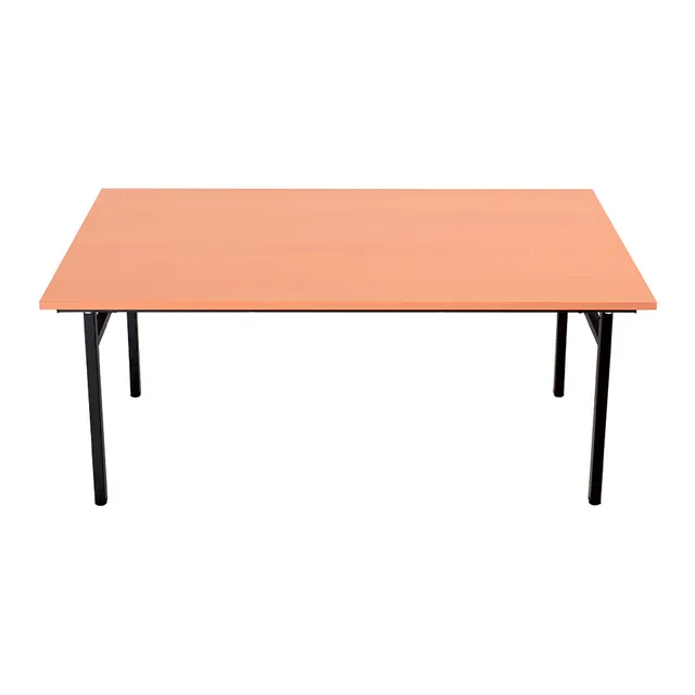 MOBIKA Réfectoire Table pliante pieds en H 160 cm hêtre