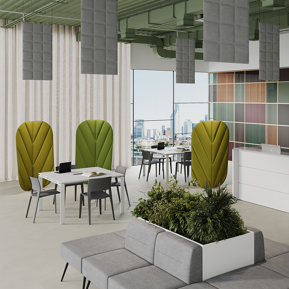 CUF Milano Fei Freestanding panneau acoustique bureau