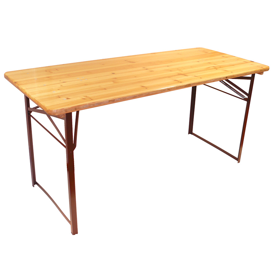 MOBIKA Réfectoire table brasserie pliante bois