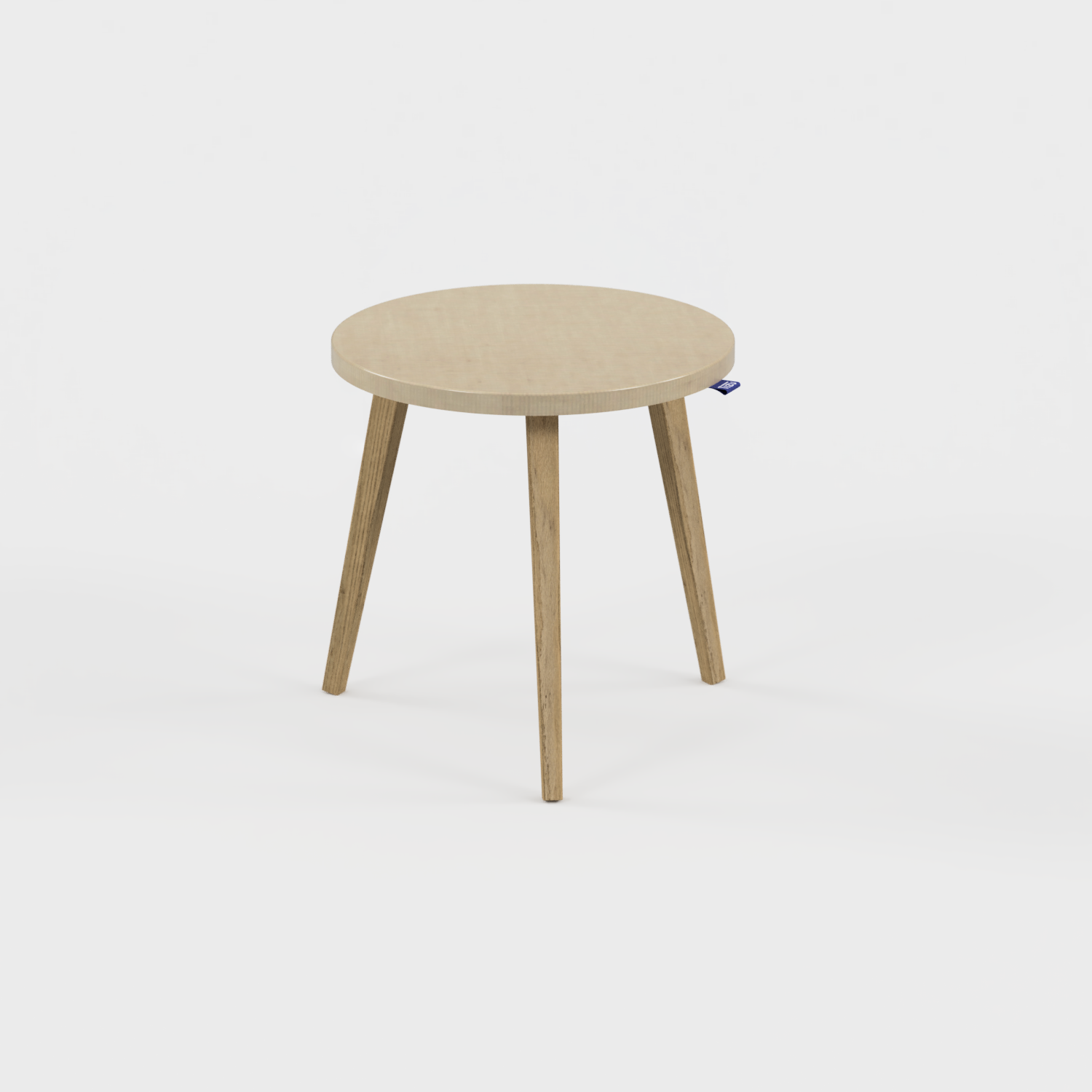 Tizu Confluence table basse Blanc Jacquard Ø45 cm