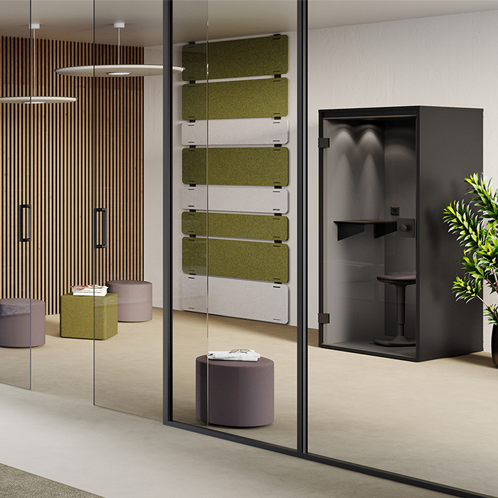 CUF Milano Up Peso panneau acoustique bureau open space