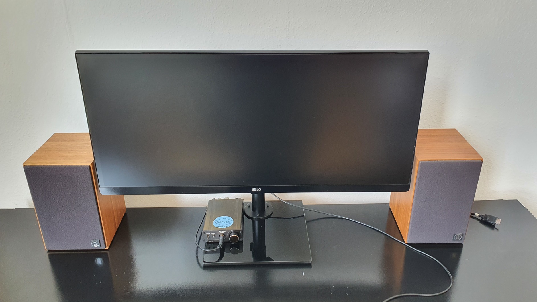 ErGear Monitor Mounts support moniteur 32 pouces verre