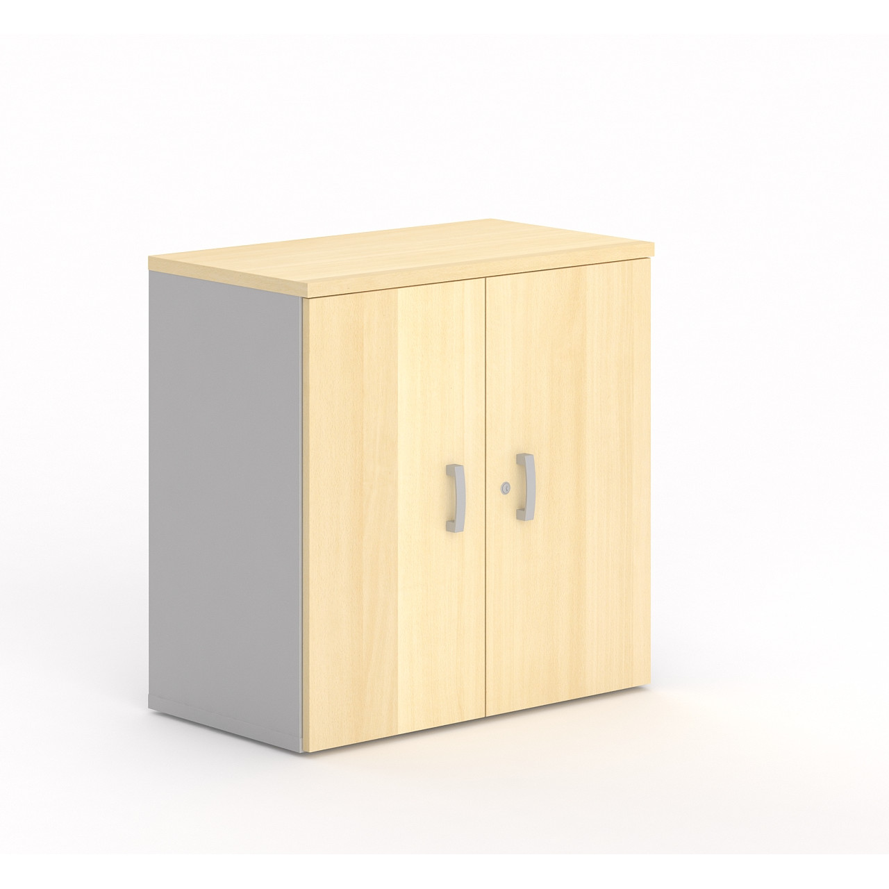 MOBIKA Bureau TONO meuble mi-haut portes battantes