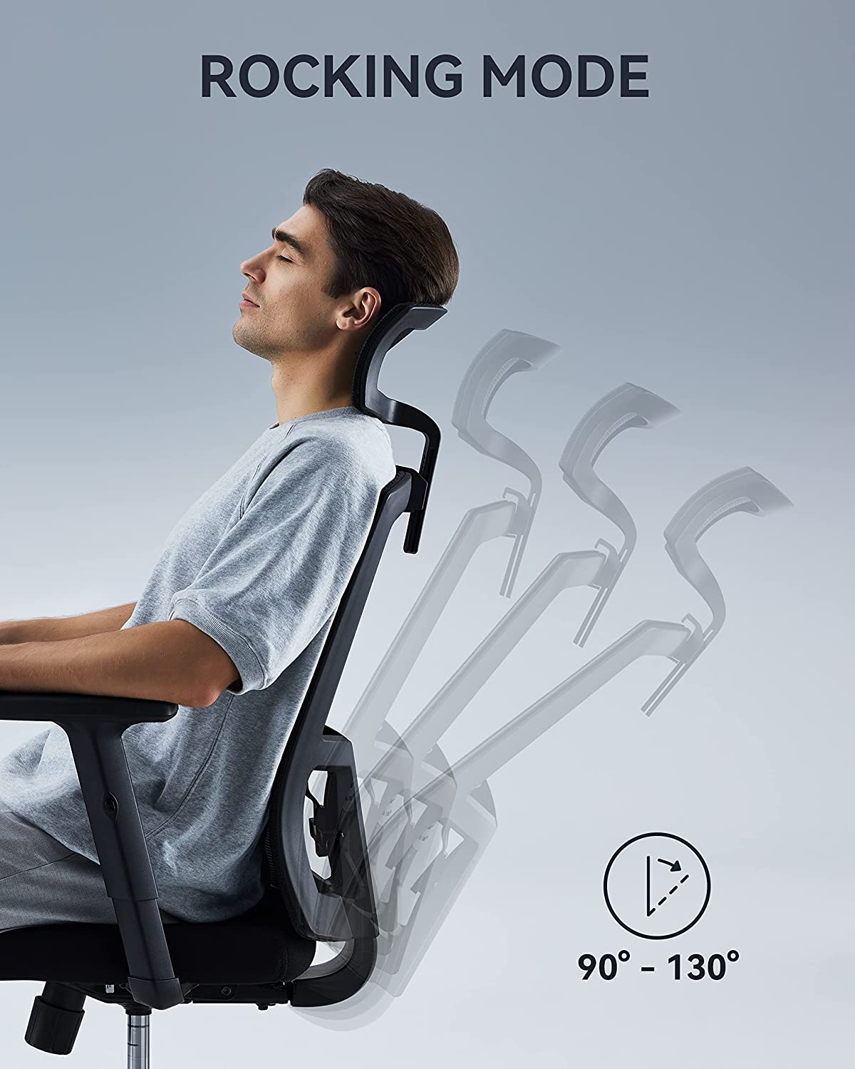Noblewell Ergonomic Office Chair siège ergonomique large lombaire