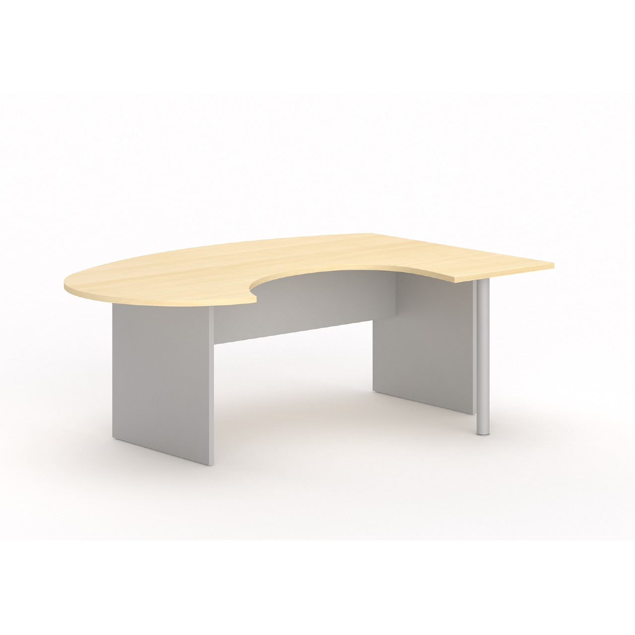 MOBIKA Bureau TONO Bureau bois compact arc 90° retour