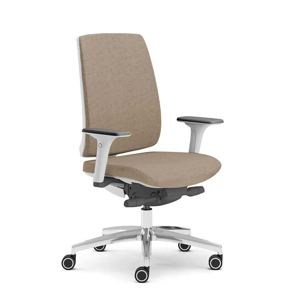 CUF Milano Velia White chaise de bureau blanche