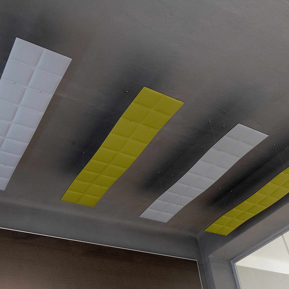 CUF MILANO Tetrix Cloud panneau acoustique suspendu bureau