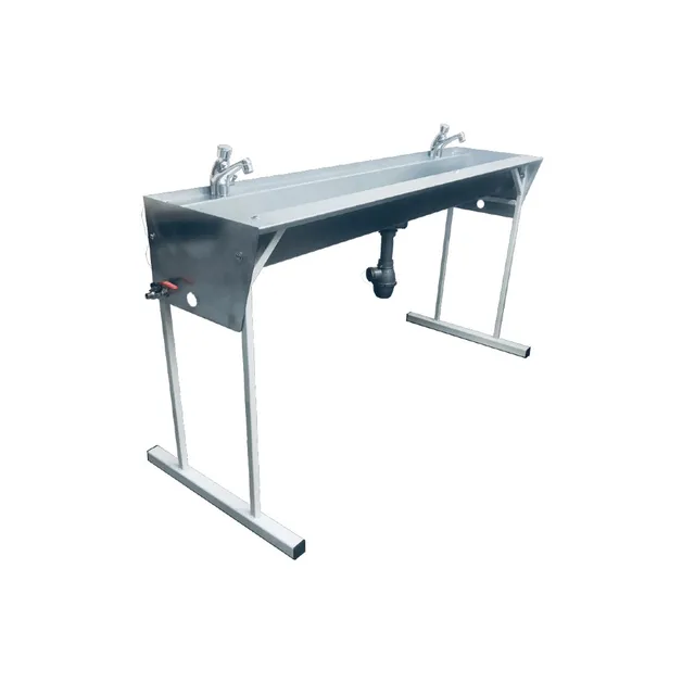 MOBIKA Covid-19 Lave-mains sur pieds 2 postes