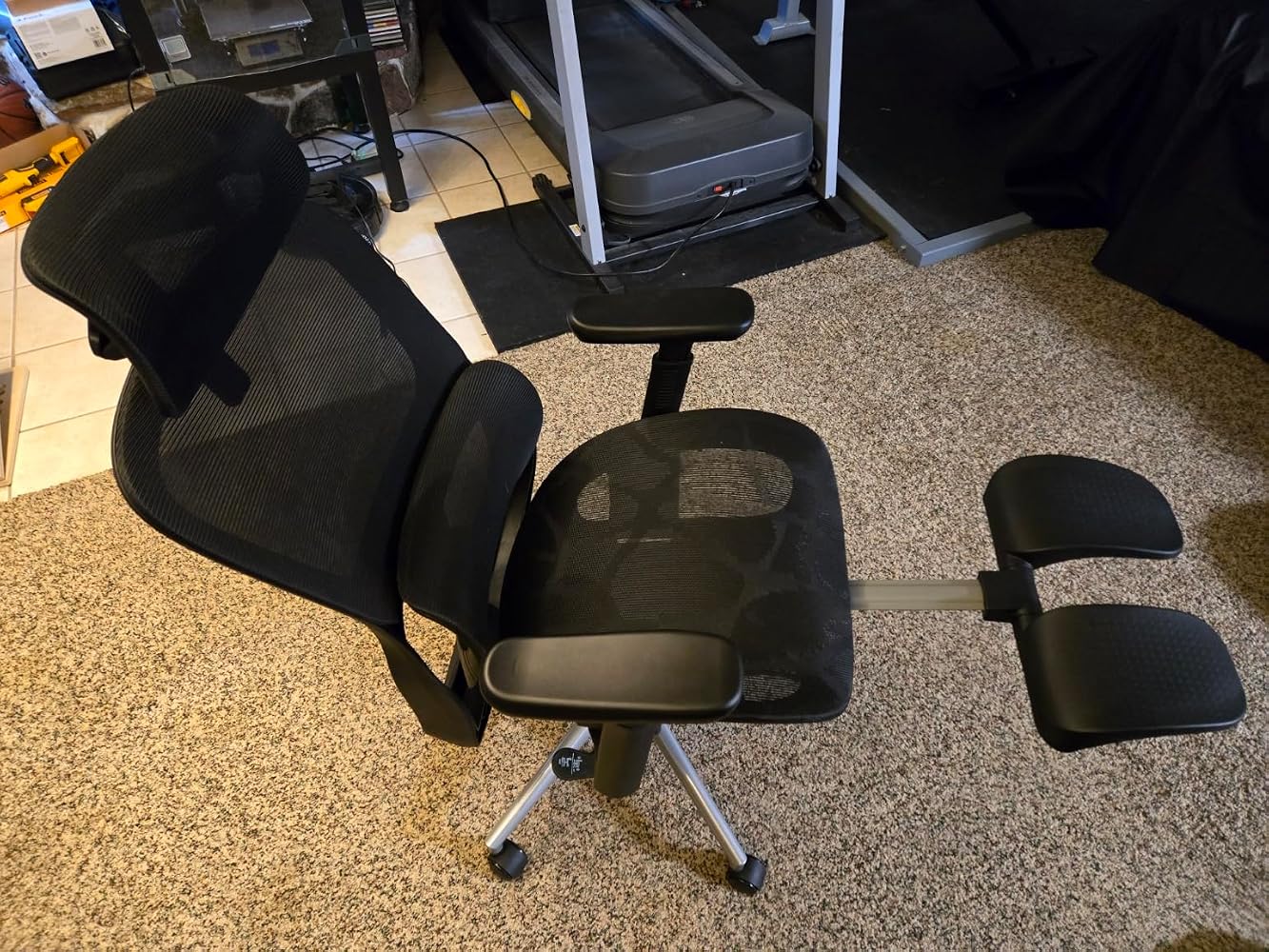 Hbada P Series P2 siège ergonomique gris soutien lombaire