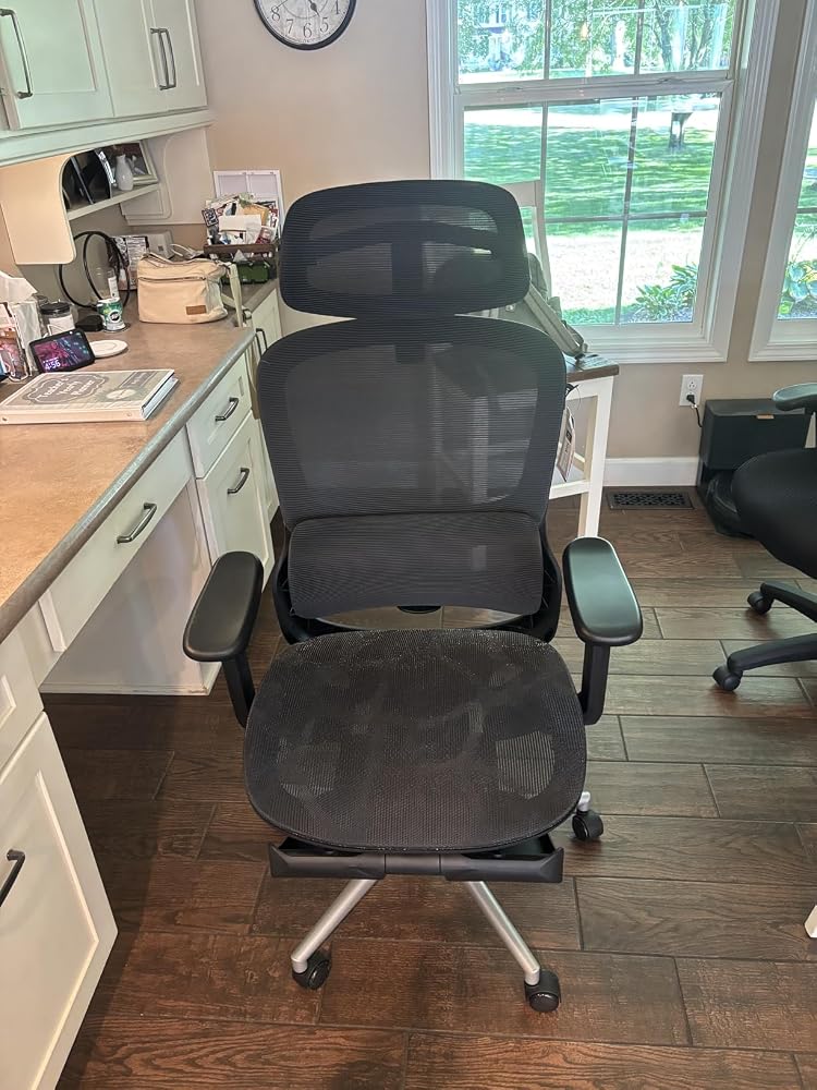 Hbada P Series P2 siège ergonomique gris soutien lombaire
