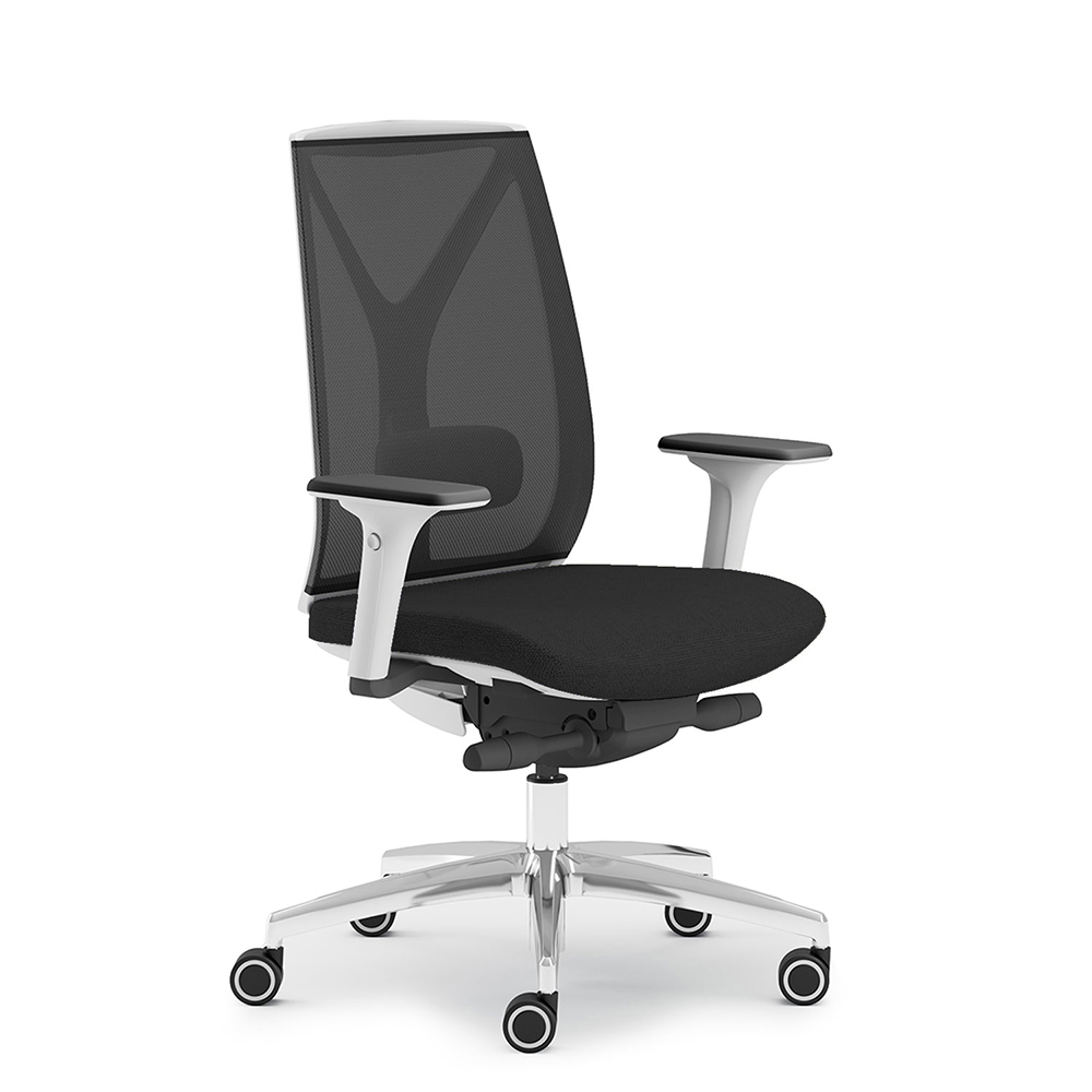 CUF MILANO Velia Rete White siège bureau blanc