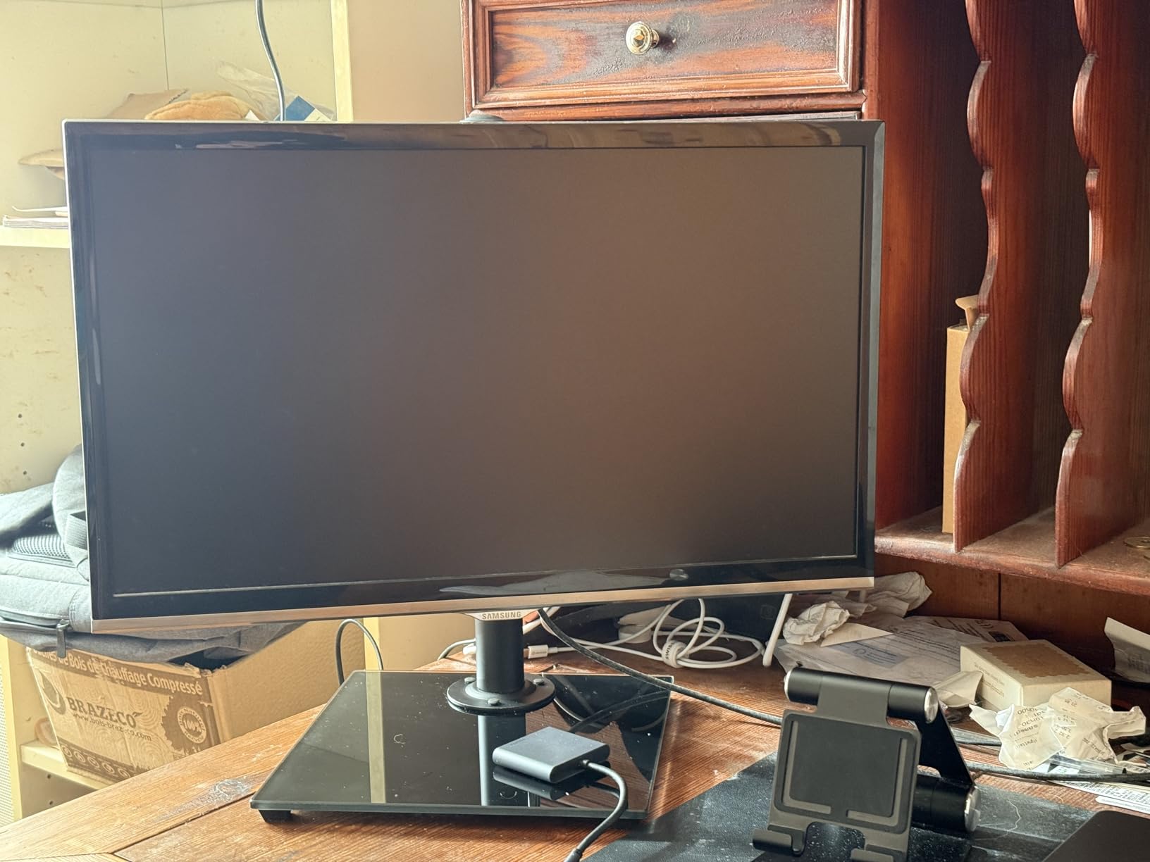 ErGear Monitor Mounts support moniteur 32 pouces verre