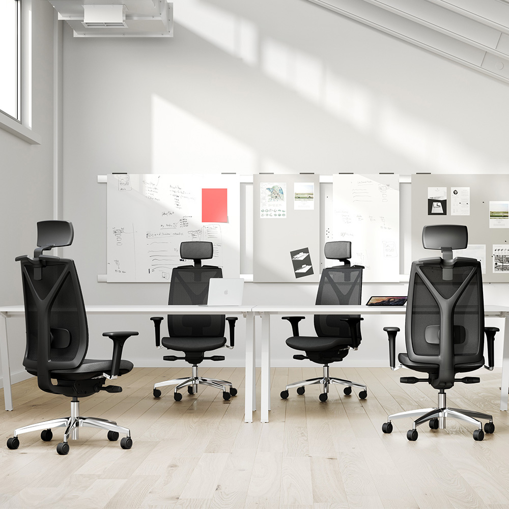 CUF MILANO Velia Mesh fauteuil bureau résille
