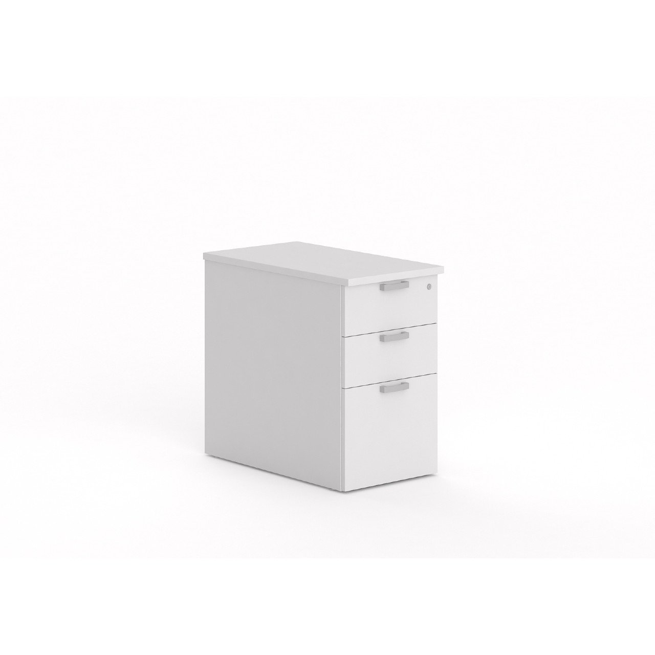 MOBIKA Bureau Caisson TONO 2 tiroirs dossier 60 cm