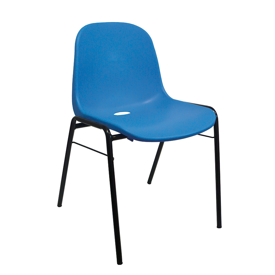 MOBIKA Chaise coque polypropylène réfectoire