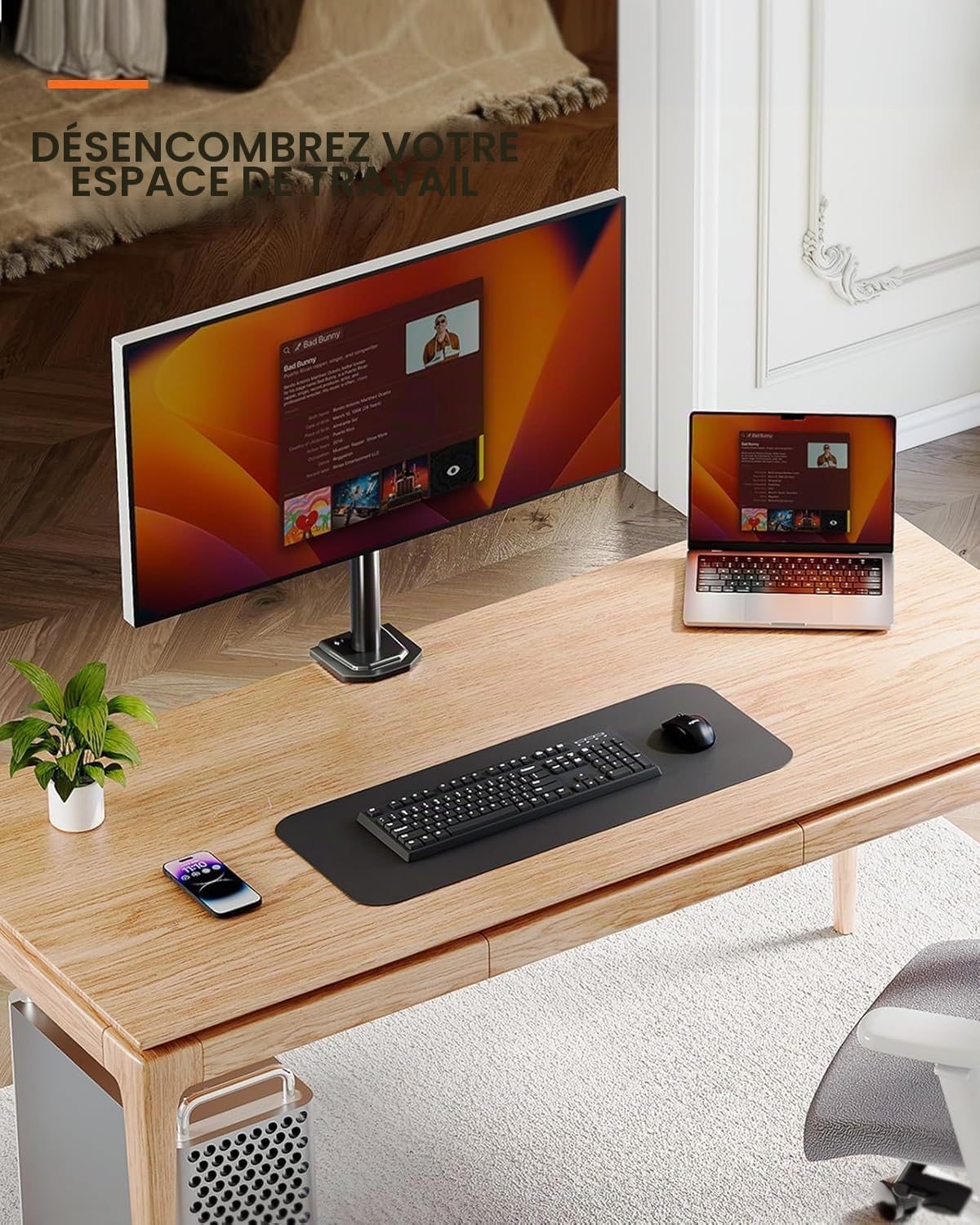 ErGear Monitor Mounts bras écran 13-32 pouces VESA 8kg