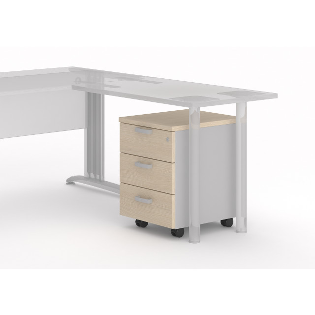 MOBIKA Bureau Caisson mobile TONO 3 tiroirs