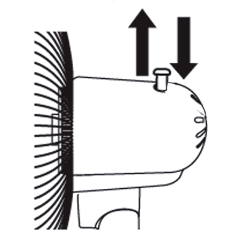 MOBIKA Chauffage Ventilateur sur pied réglable bureau