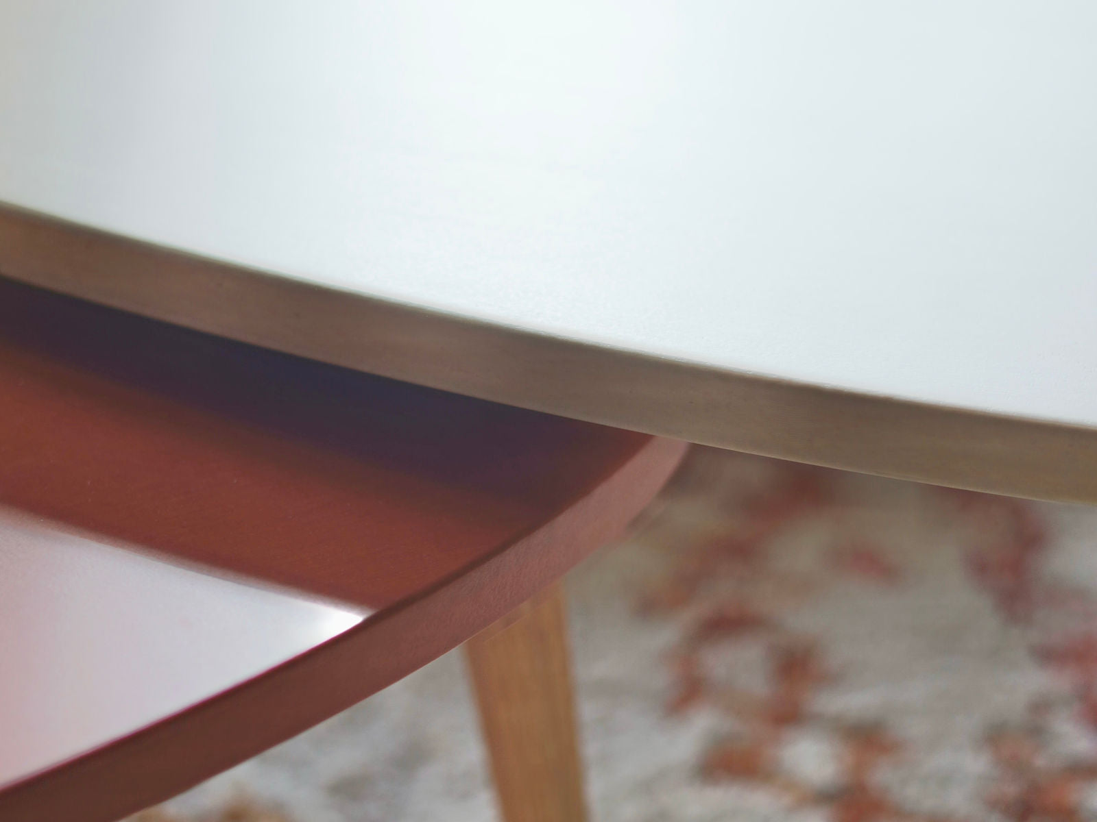 Tizu Bellecombe tables gigognes Beige Revel Rouge Lamy