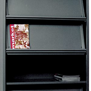 MOBIKA Bureau Armoire présentoir magazines bureau