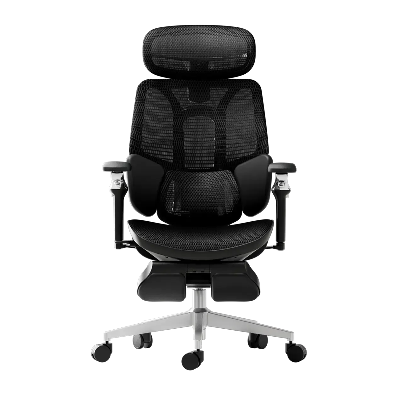 Hbada E3 Ultra chaise de bureau gris repose-pieds 4D