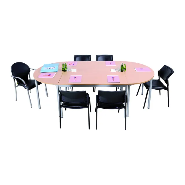 MOBIKA Bureau Module table réunion demi-lune 19 mm