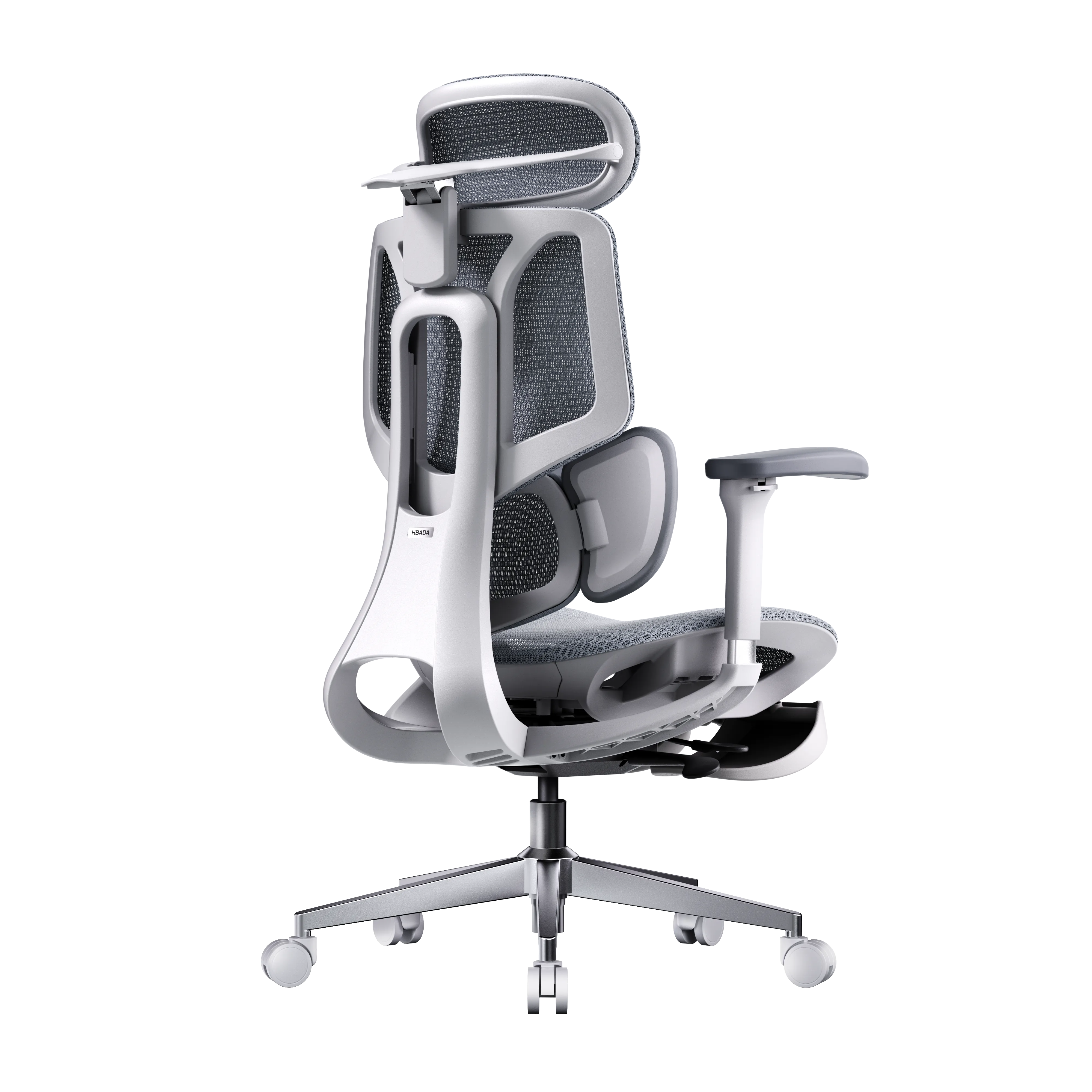 Hbada E3 Air Chaise de bureau noir sans repose-pieds