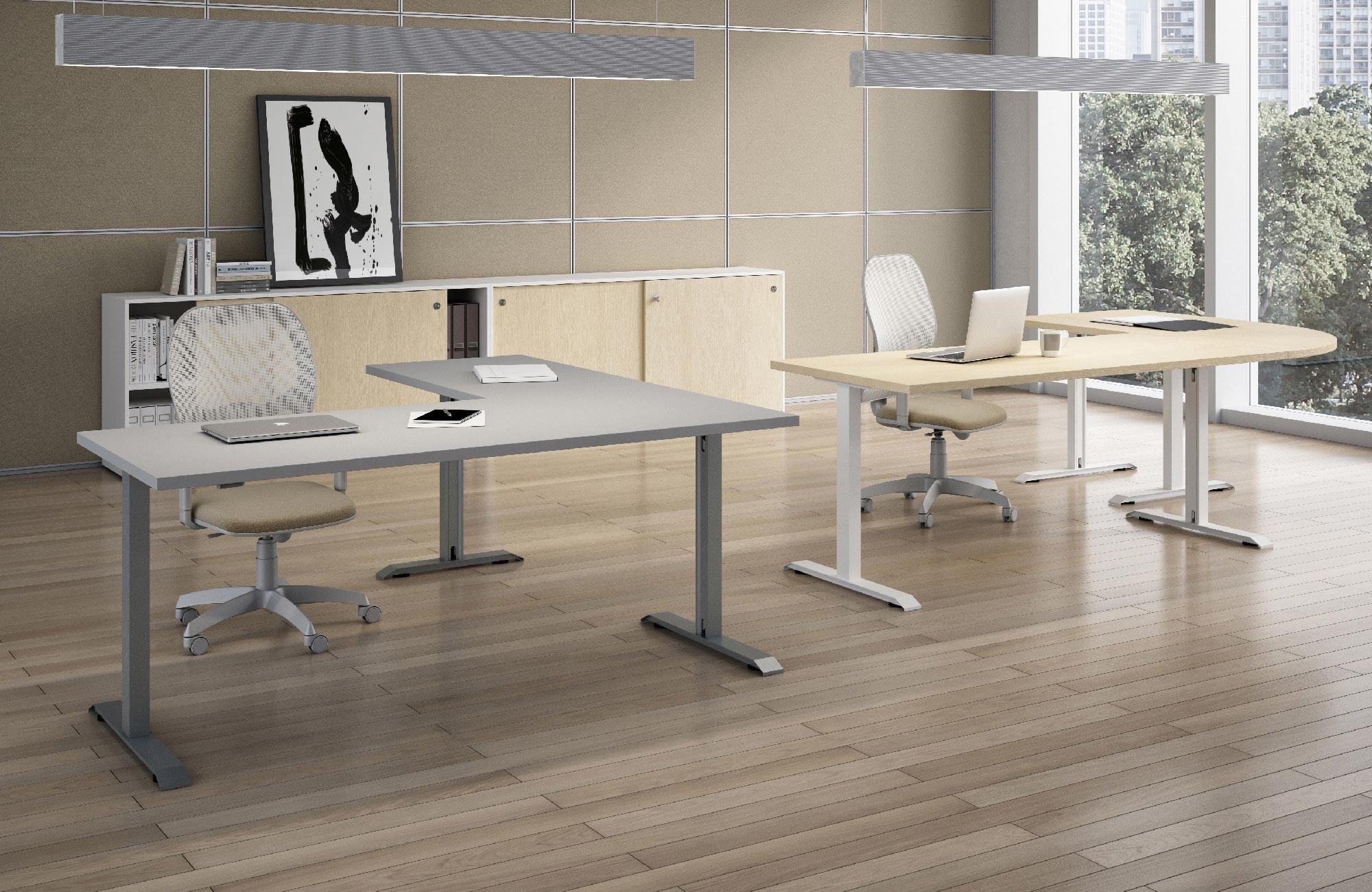 CUF MILANO Isola bureau opératif bench poste de travail
