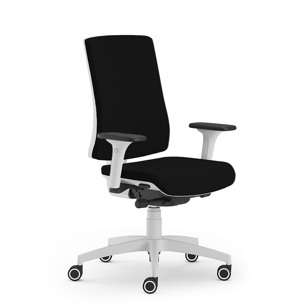 CUF Milano Oria White chaise de bureau blanche ergonomique