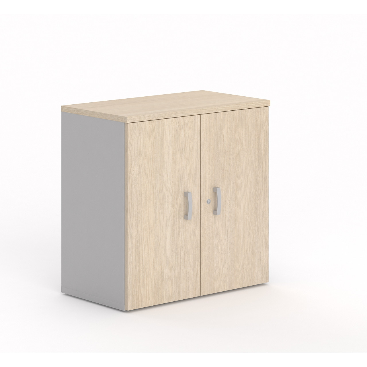 MOBIKA Bureau TONO meuble mi-haut portes battantes