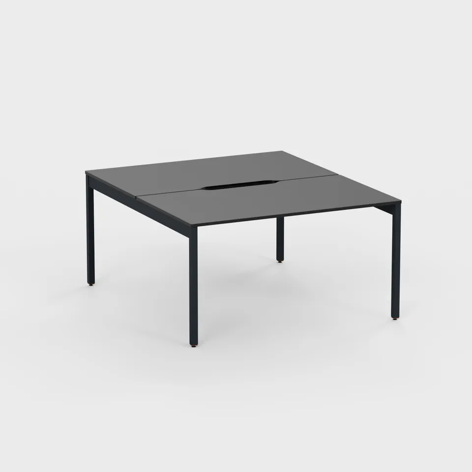 Tizu Villette bench 2 postes Blanc L120xP60 cm