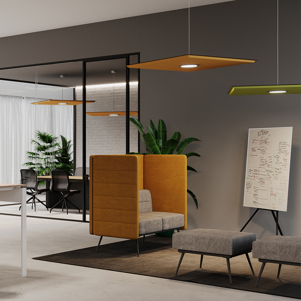 CUF Milano Acoustic Solutions Led panneau acoustique LED