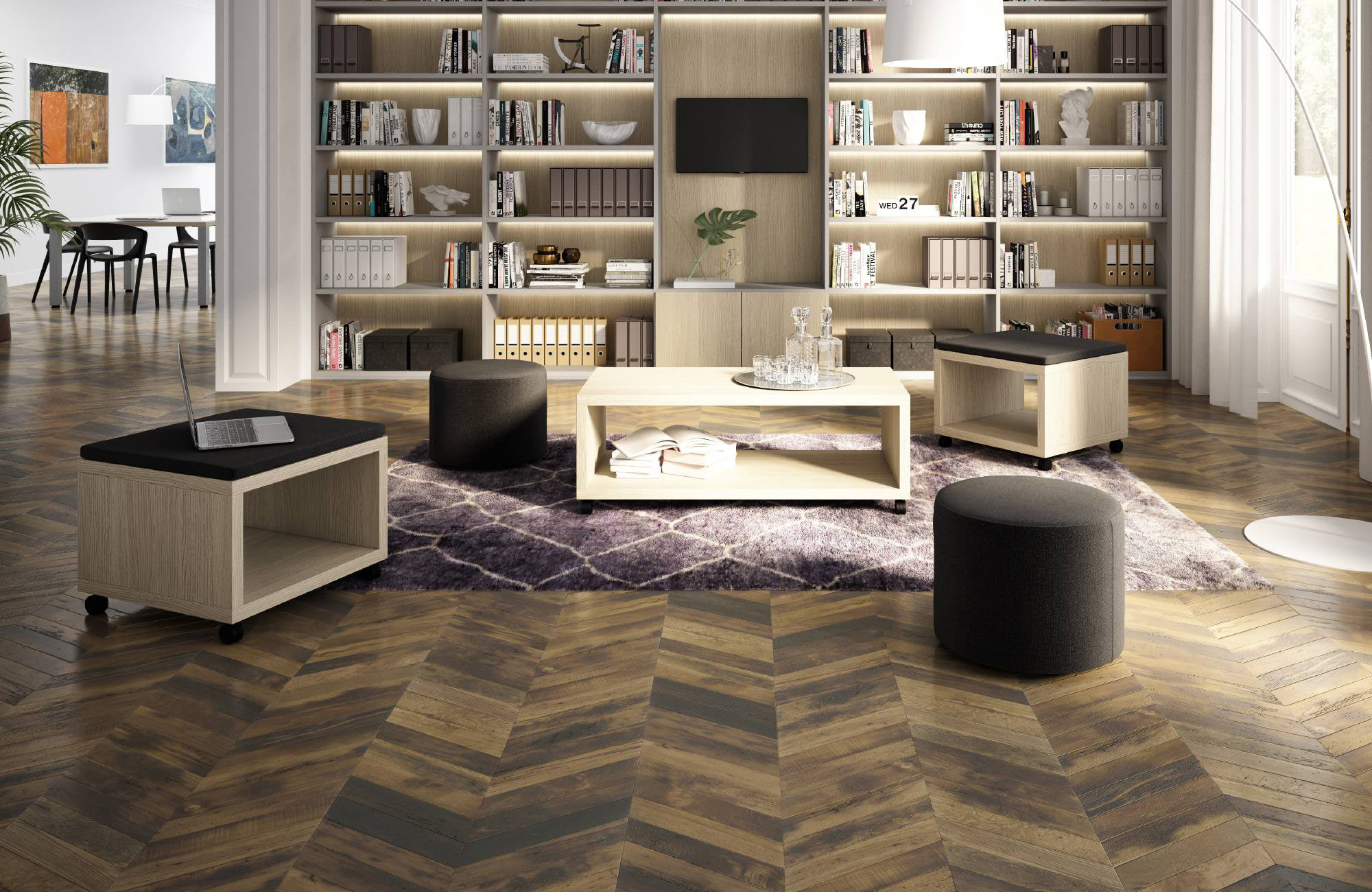 CUF Milano Brera table basse pause café