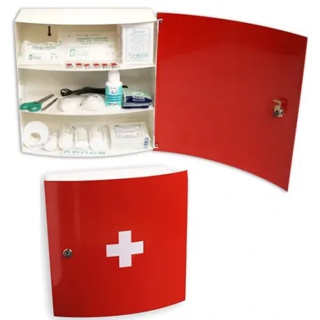 MOBIKA Médical armoire à pharmacie 1 porte 8 personnes